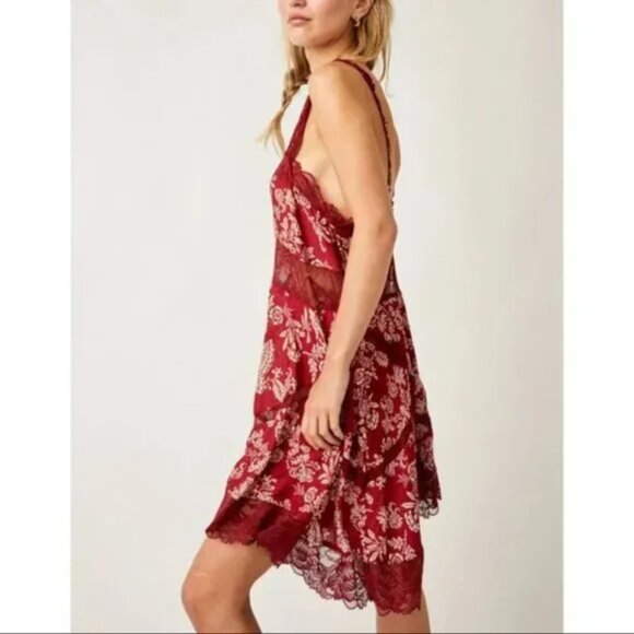 new Free People All Nighter Trapeze Slip Nightgown  1t6 - Picture 2 of 5